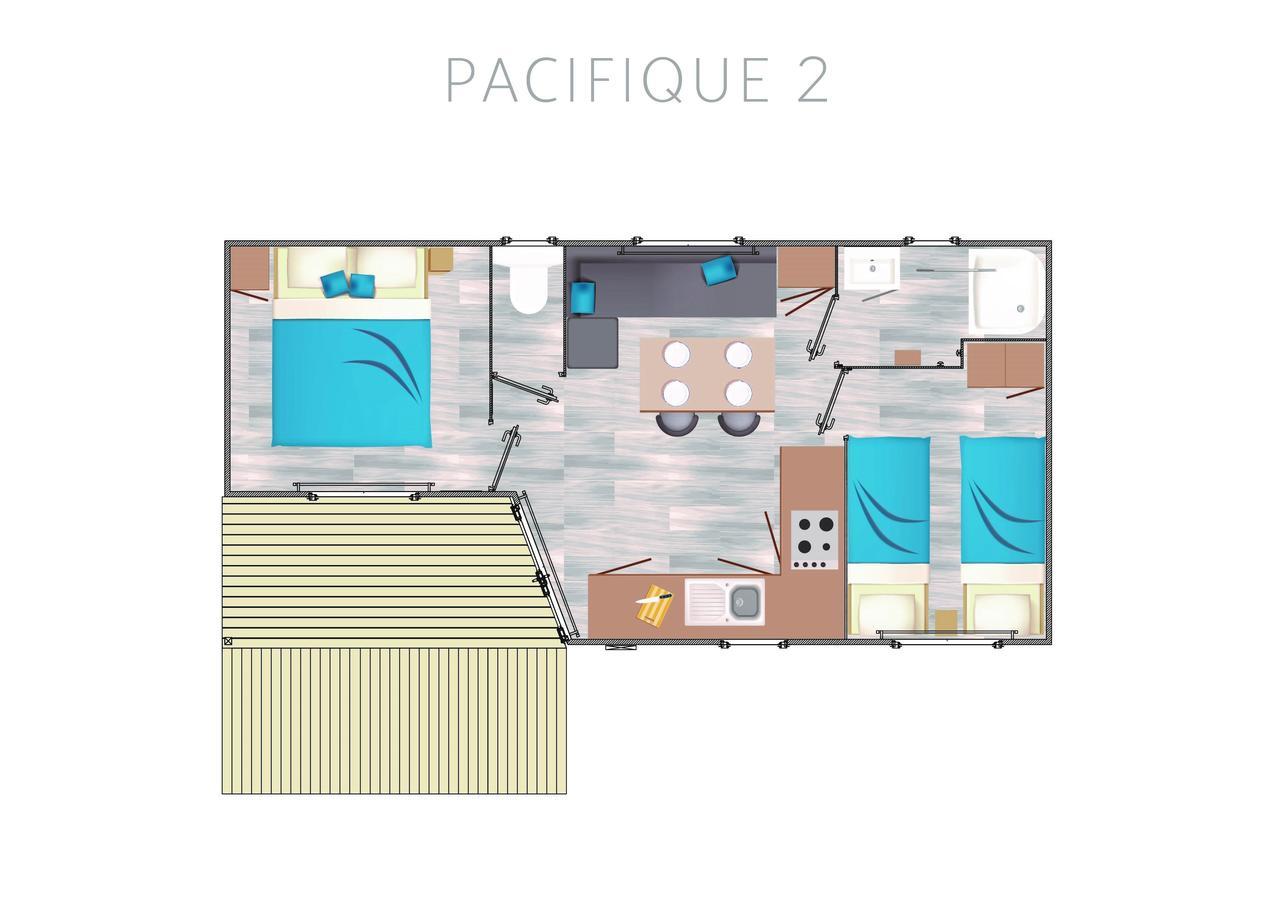 Hotel Camping Le Panoramic Binic Exterior foto